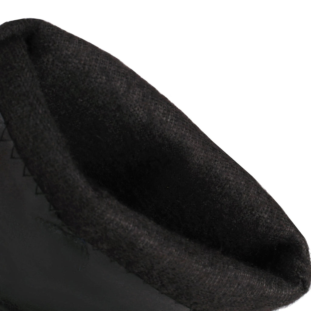 Alyssa – Santiags bleu profond brodée en cuir