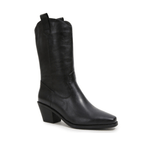 Léonie – Santiags hautes en cuir lisse