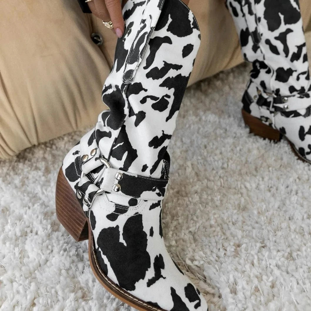 Mira – Santiags hautes à motifs